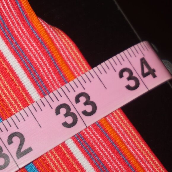 Vintage 90s Esprit Striped Mini Dress - Picture 9 of 9